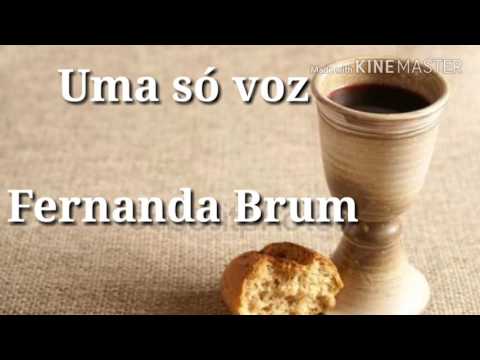 Uma só voz - Fernanda Brum - letra