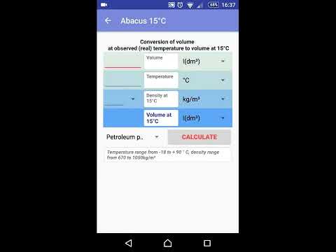 Oil Abacus15°C