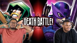 Green Arrow VS Hawkeye (DC VS Marvel) | DEATH BATTLE! | Reaction