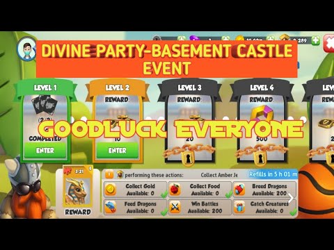 NEW DIVINE PARTY-BASEMENT (CHAPTER 2) || Anubis &New Pyramid Dragon || +Buy Amber Jewel Shrine|| DML
