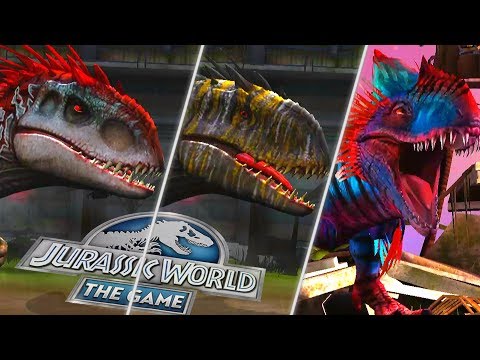 I-REX vs YUDON vs I-REX GEN 2 | JURASSIC WORLD THE GAME