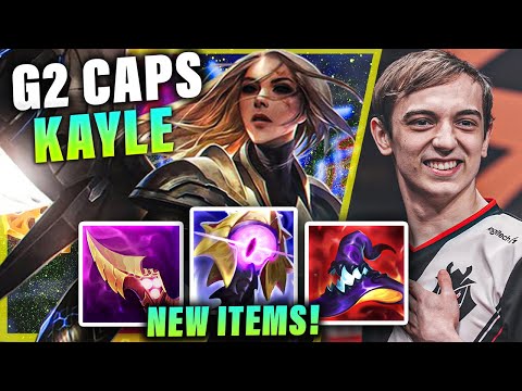 G2 CAPS PLAYING KAYLE MID W/ NEW ITEMS VS AKALI | PRESEASON S11 G2 PLAYERS STREAM GAMEPLAYS