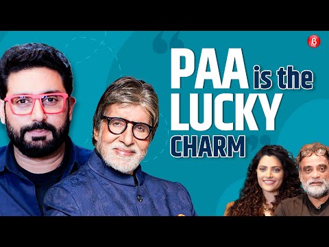 Abhishek Bachchan on Paa Amitabh Bachchan being a lucky charm & his family | Saiyami, Balki |Ghoomer