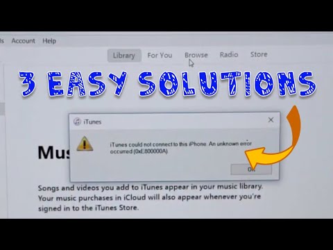 0xE80000A or 0xE800000A Error Fixed : iPhone to...