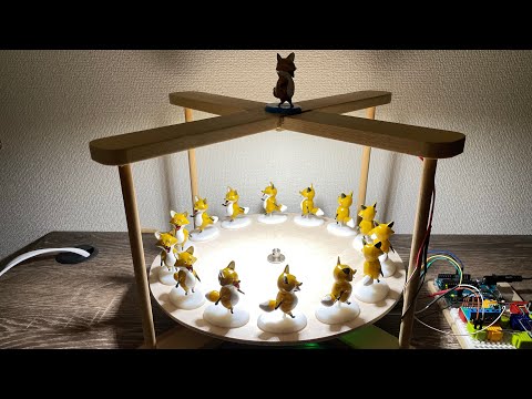 3D Zoetrope 🦊Walking Fox Animation