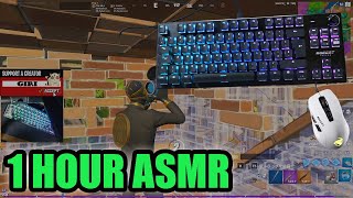 【1HOUR】Keyboard Sounds ASMR | Fortnite Gameplay