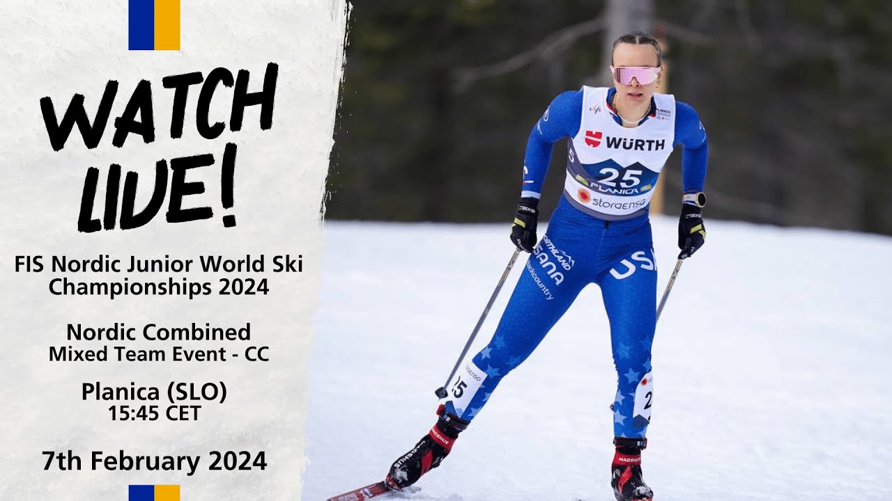 LIVE: FIS Nordic Junior World Ski Championships 2024 Planica - Mixed Team Cross Country Competition