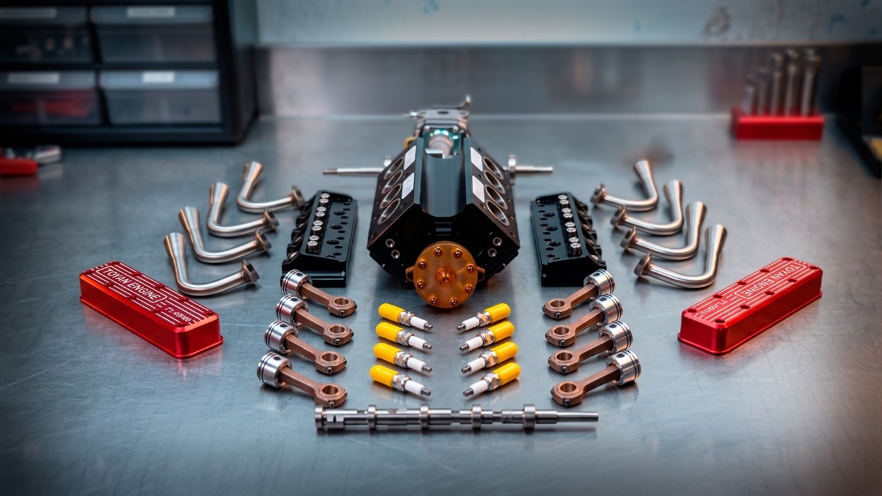 MAN BUILDS the New TOYAN V8 ENGINE That Actually Runs! | Assembly & First Start