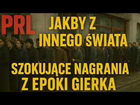 PRL JAKIEGO NIE ZNASZ! Szokujące nagrania z epoki Gierka ujawnione!