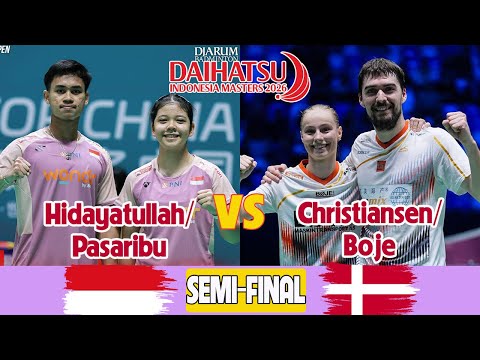 Hidayatullah/Pasaribu (INA) vs Christiansen/Boje (DEN) SF XD DAIHATSU Indonesia Masters 2026