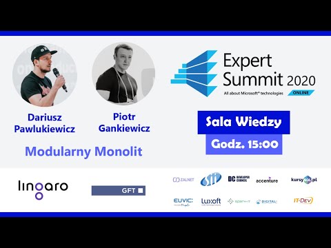 🔴 Modularny Monolit - Dariusz Pawlukiewicz, Piotr Gankiewicz