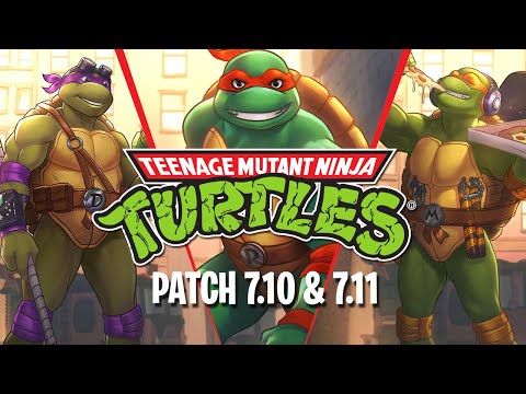 TEENAGE MUTANT NINJA TURTLE X SMITE CROSSOVER! TMNT BATTLE PASS | Skin Showcase 7.10 & 7.11