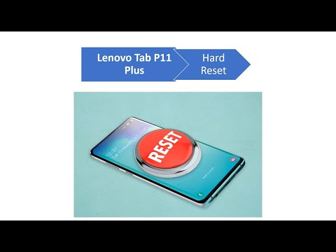 How to Hard Reset Lenovo Tab P11 Plus – Pattern Unlock