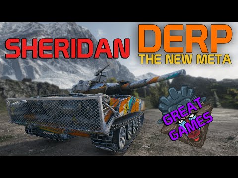 This DERP gun is amazing! Sheridan | World of Tanks