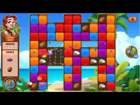 Lost Island Blast Adventure Level 447 - No Boosters