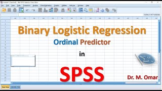 Binary logistic regression with ordinal predictor in SPSS