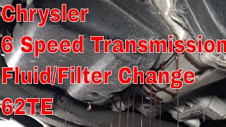 Chrysler 6 speed Transmisson 62TE Fluid and filter Change