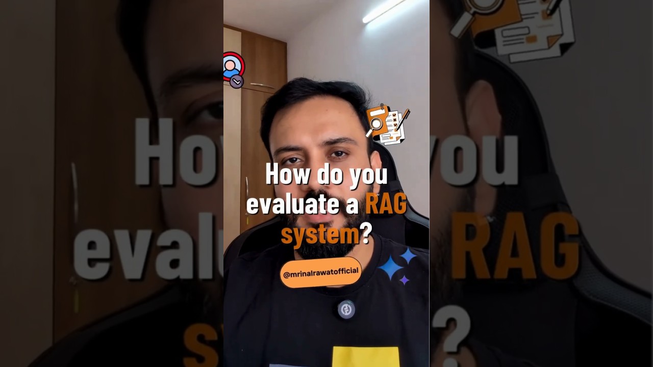 👉 Interview Question: How Do You Evaluate a RAG System?
