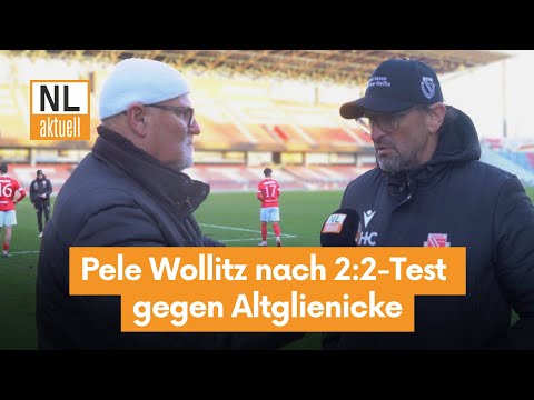 FC Energie Cottbus | 2:2 gegen Altglienicke: Pele Wollitz nach erstem Test des Jahres 2026