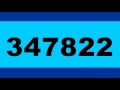Blue Numbers 1 To 1000000 In HD