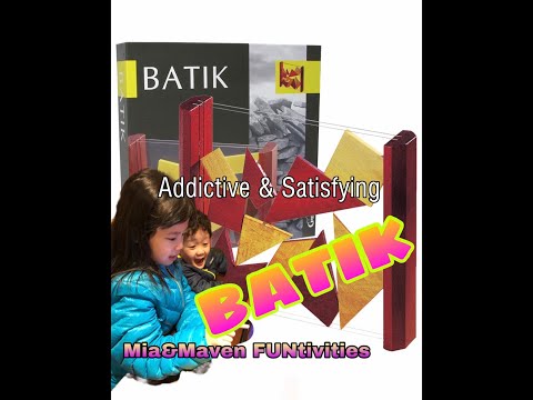 Addictive & Satisfying strategy game of “BATIK.” By Gigamic.