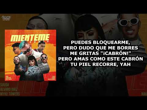 Mienteme Remix - Sousa X Alvaro Diaz X Cazzu X Rauw Alejandro X Lyanno (Letra)