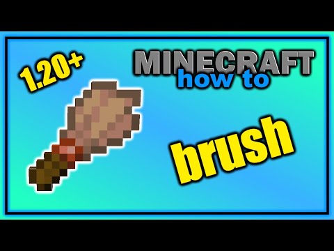 How to Craft and Use a Brush! (1.20+) | Easy Minecraft Tutorial