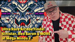 Ultra Rare Arcade Finds! 🎮 Sinistar, Red Baron & MORE at Mega Minds 2 at RJ Micals Party