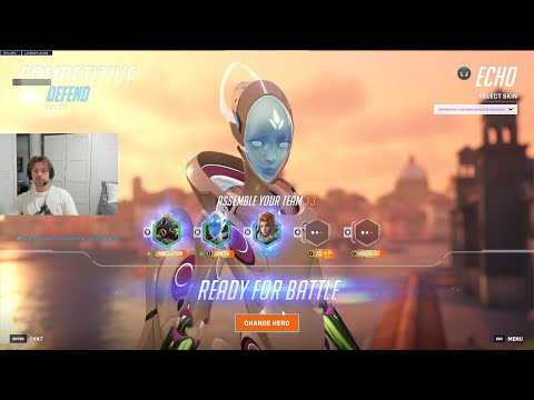 DANTEH ECHO + TRACER GAMEPLAY OVERWATCH 2 SEASON 17