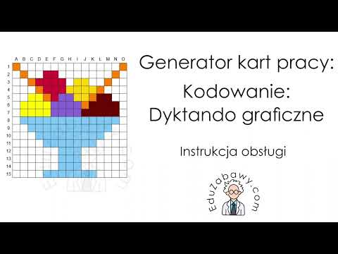 Generator kart pracy: Dyktando graficzne - instrukcja obsługi