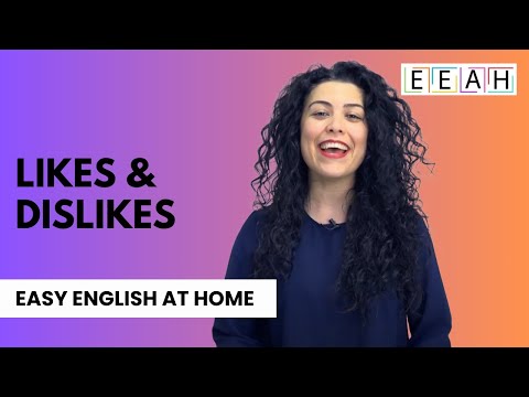 English for Beginners #26: Likes & Dislikes | Easy English at Home