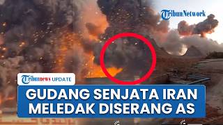 Serangan Besar-besaran AS Hantam Iran, Gudang Senjata di Kota Isfahan Meledak Picu Kebakaran Hebat