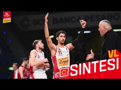 [Sintesi] Gara 3 quarti playoff 22/23: Carpegna Prosciutto Basket Pesaro - EA7 Emporio Armani 88-83