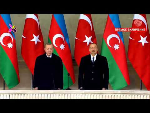 Anthems of Azerbaijan and Turkey - 2020 Azerbaijan-Armenian War Victory Parade