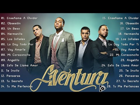 LAS 30 MEJORES CANCIONES DE AVENTURA (BACHATA) - MIX AVENTURA ÉXITOS SUS MEJORES ROMÁNTICAS