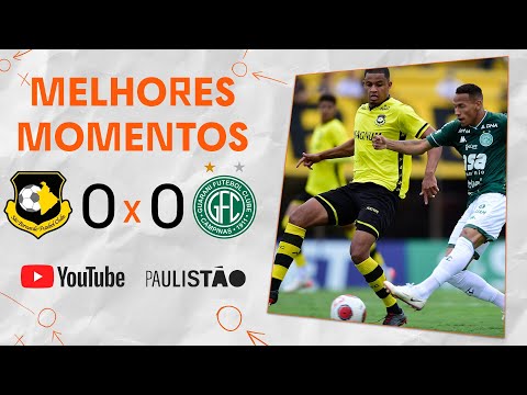 Gols e lances de São Bernardo x Guarani