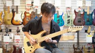 Video thumbnail for Blue Guitars - SAITO GUITARS / S-724MS/Phase2 Ash/M - Naked by Blue Guitars