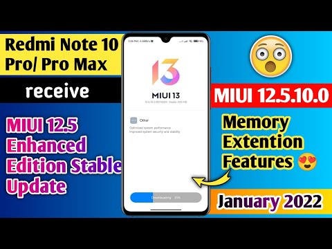 Redmi Note 10 Pro/Pro Max MIUI 12.5 Enhanced Edition Stable Update|New Update 12.5.10.0|New features