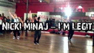 Nicki Minaj ft Ciara - I&#39;m Legit | Footage from Nika Kljun&#39;s Class | RAW AND UNCUT SERIES