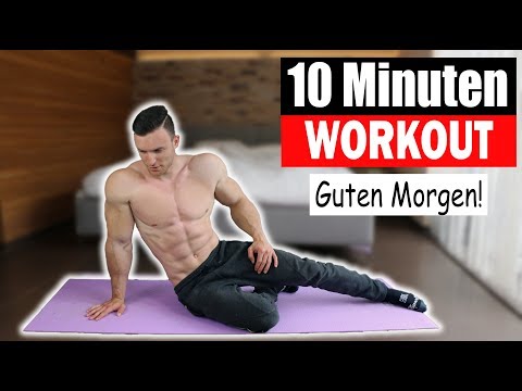 10 MIN MORGEN WORKOUT | Ganzkörper ohne Equipment | Sascha Huber