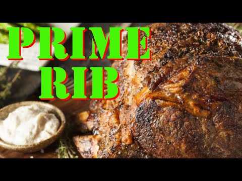 🐄Prime Rib { HERB BUTTER rub with HOMEMADE AU JUS...
