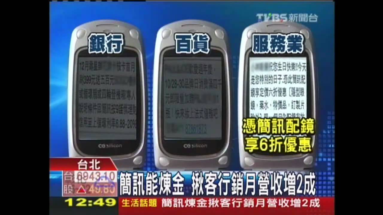 簡訊能煉金 揪客行銷月營收增2成