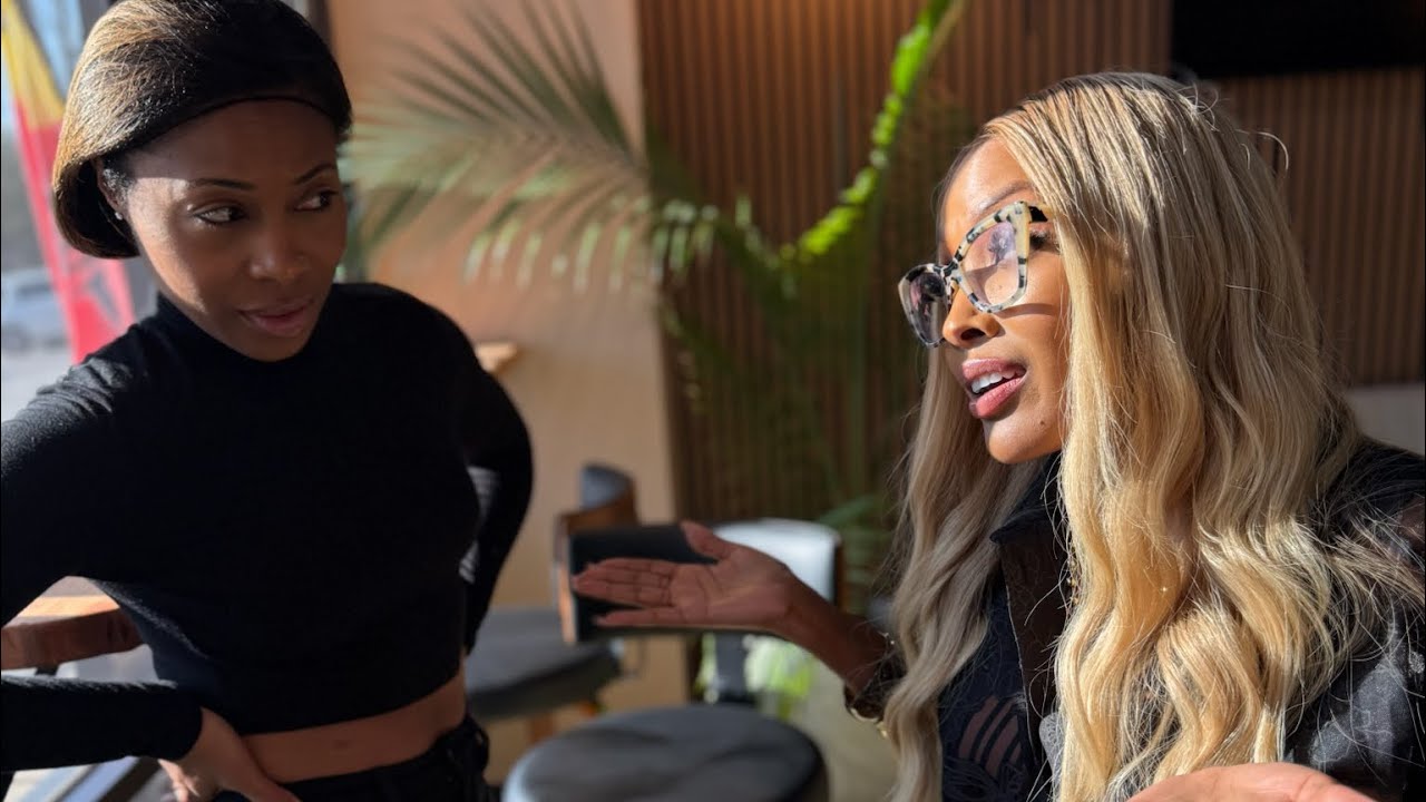 When Amber tells Keysha she’s doing the podcast to be close to Wayne!