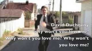 Bree Sharp - David Duchovny (Karaoke Video )