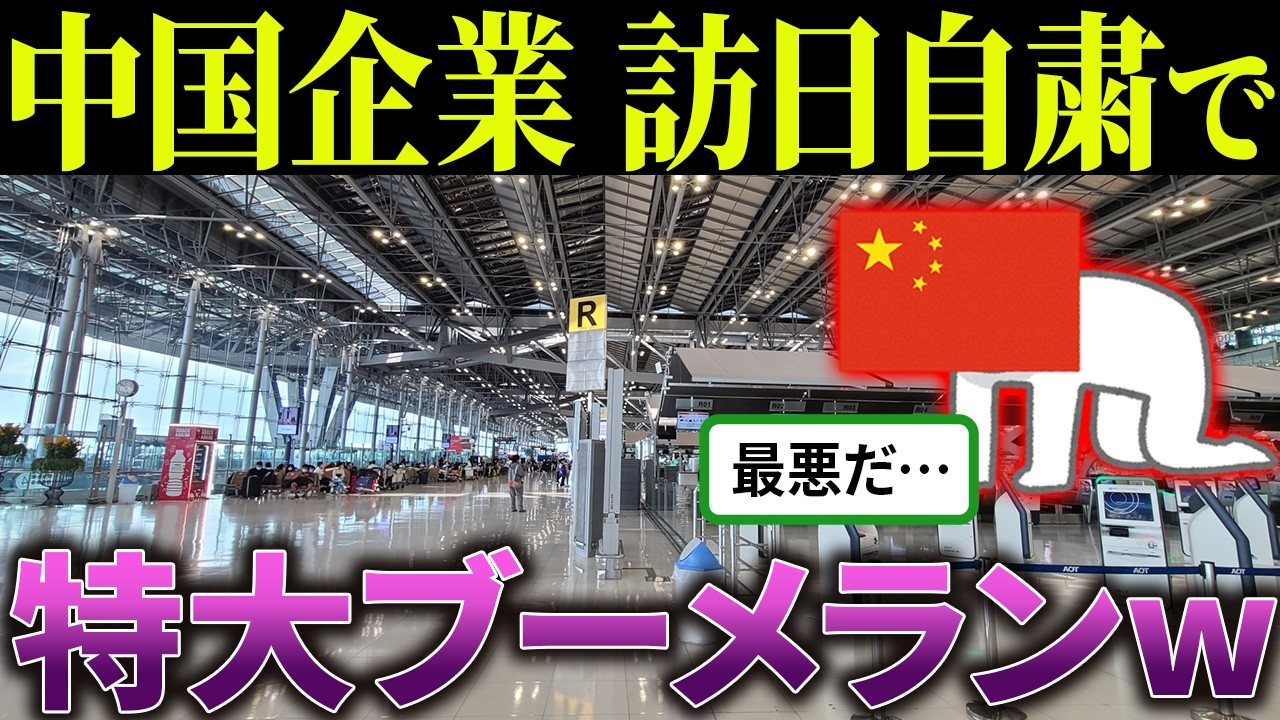 【実話】中国「日本は禁止！」→結果、中国企業だけ大損害を受けてしまうwww【海外の反応・ゆっくり解説】