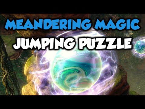 Guild Wars 2 MEANDERING MAGIC Jumping Puzzle MASTERY POINT