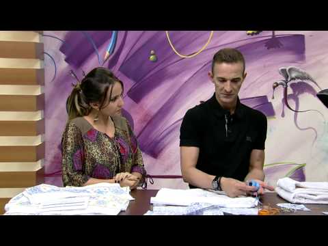 Mulher.com 25/03/2015 Marcelo Darghan - Aplique de tecido com bordado Parte 1/2