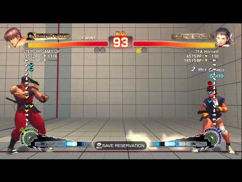 SSF4 AE TFA Hornett (Sakura) Vs STEP UR G4M3 UP (Guy)