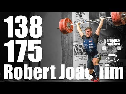 Robert Joachim (70.4kg) 138kg Snatch 175kg Clean and Jerk - German Nationals 2017