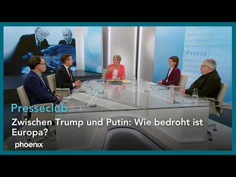 Presseclub: Zwischen Trump und Putin – Wie bedroht ist Europa? | 15.02.26